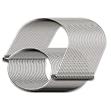 Muscccm 24 Pack Stainless Steel Wire Handles (Handle-Ease) for Mason Jar, Ball Pint Jar, Canning Jars, Mason Jar Hangers and Hooks for Regular Mouth, Silver(Not Included Jars)