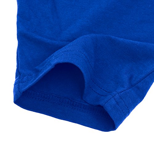 Chinatera Little Girls Kids Halter Romper Harem Pants One-Piece Jumpsuit Cotton Blend (5-6Y, Blue) - Thumbnail 4