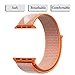 HILIMNY Compatible for Apple Watch Band 38mm, New Nylon Sport Loop, with Hook and Loop Fastener, Adjustable Closure Wrist Strap, Replacement Band Compatible for iwatch, 38mm, Spicy Orange