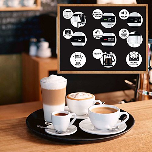 Melitta AromaSignature DeLuxe 100703, Filterkaffeemaschine mit Glaskanne, Heißbrüh-Verfahren, Schwarz/Edelstahl Filter… – Bild 7