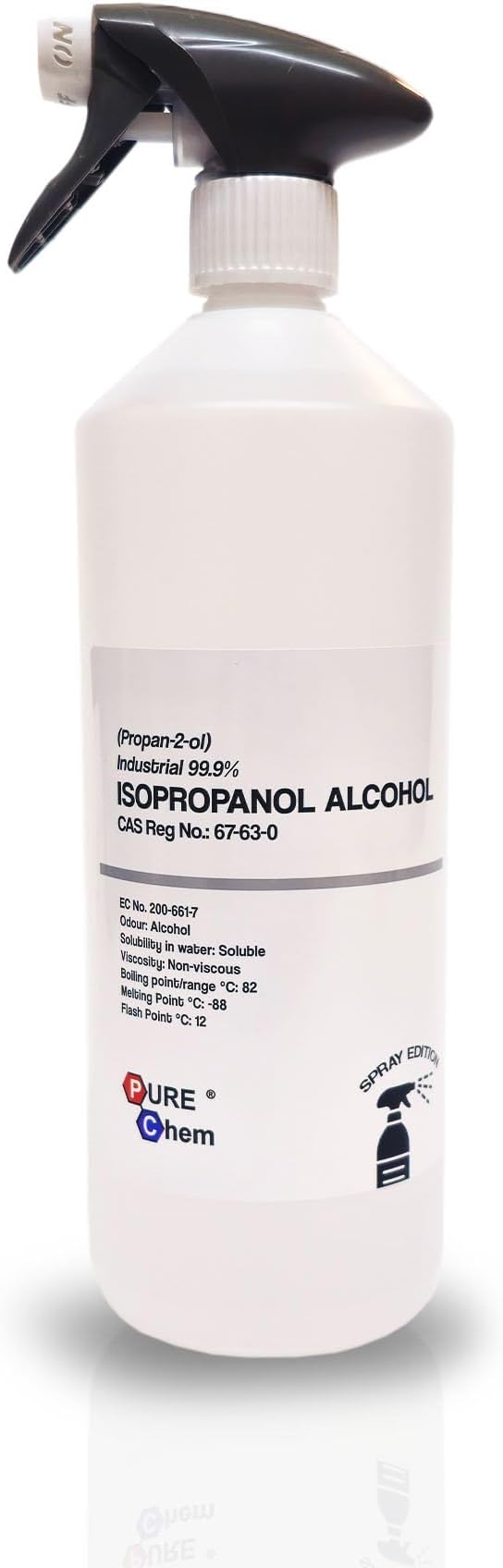 Pure Chem Isopropanol IPA 99.99% 1L Spray Electronic Cleaner