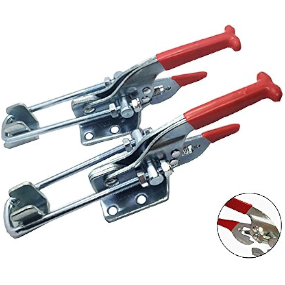 2000lbs Capacity Heavy Duty Adjustable Latch U Bolt Selflock Toggle