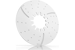 Zquljeton 5th Wheel Hitch Lube Plate - Stop Squeaky Fifth Wheel Hitch Noise, 10 Inch Fifth Wheel Plate Protects RV & Camper from Friction Damage, Third Generation Upgrade No Grease Mess