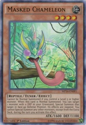Yu-Gi-Oh! - Masked Chameleon (MP14-EN091) - Mega Pack 2014 - 1st Edition - Ultra Rare
