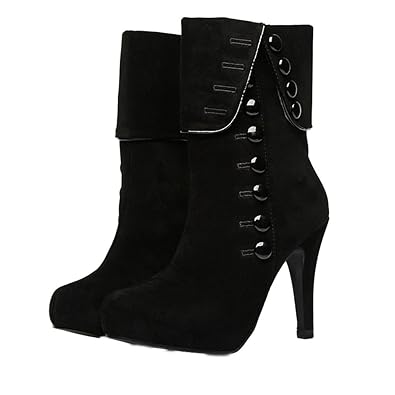 cone heel boots uk