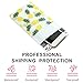 UCGOU Bubble Mailers 4x8 Inch Pineapple Designer 50 Pack Poly Padded Envelopes Small Business Mailing Packaging Self Seal Waterproof Boutique Mail Shipping Bags for Jewelry Makeup Supplies #000