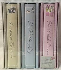 Amazon.com: Wedding Memories 3 piece Wedding Album Set
