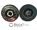 4.5 inch Flap Disc (10 Pack) - 40 Grit Type 29 Professional Grade Zirconia - Abrasive Grinding Wheel, Flap Wheel, and Sanding Discs by DocaDisc