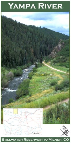 Yampa River 11x17 Fly Fishing Map