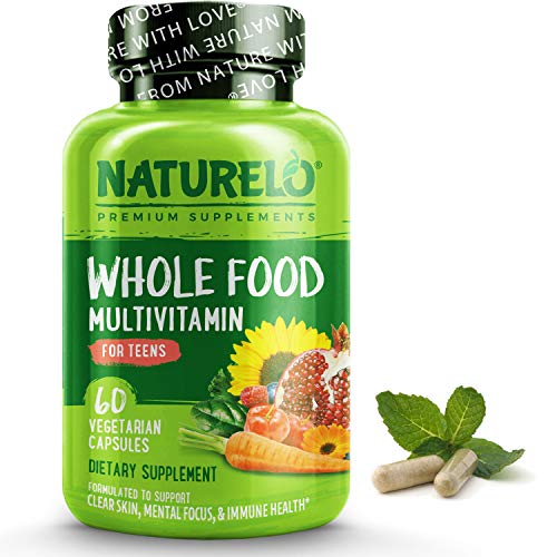 NATURELO Whole Food Multivitamin For Teens Vitamins And Minerals For