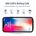ALCLAP iPhone X Battery Case,3600mAh Slim Rechargeable Charging Case Portable External Charger Power Case Compatible iPhone X/10(5.8 in)-Black