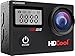 HDCool HCN5000 4K Action Camera 20MP 170 Degree Ultra Wide-Angle Lens Wi-Fi Waterproof Sport Camera, 2.0 Inch LCD Display with 0.96 Inch Front Screen, Include 2 Rechargeable 1050 mAh Batteries