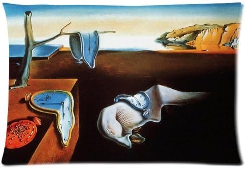 Custom salvador dali painting,salvador dali art Zippered Pillowcases Pillow cover,20x30 inches (Twin Sides Printing)
