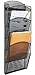 Greenco Mesh 5-Slot Wall-Mounted Magazine Rack Holder, Hanging Bookshelf Organizer, Bedside Storage, Pocket, Bed Caddy, Bag, Holders, Container, Bin, for Files, Accessories, Folders, Remote, etc.