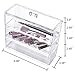 Choice Fun 3 Tiers Clear Acrylic Cosmetic Organizer Holder with Lid