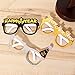 Amosfun Happy New Year Eyeglasses Fancy Decorative Eyeglasses Celebration Party Favor for 2020 New Year's Eve Party