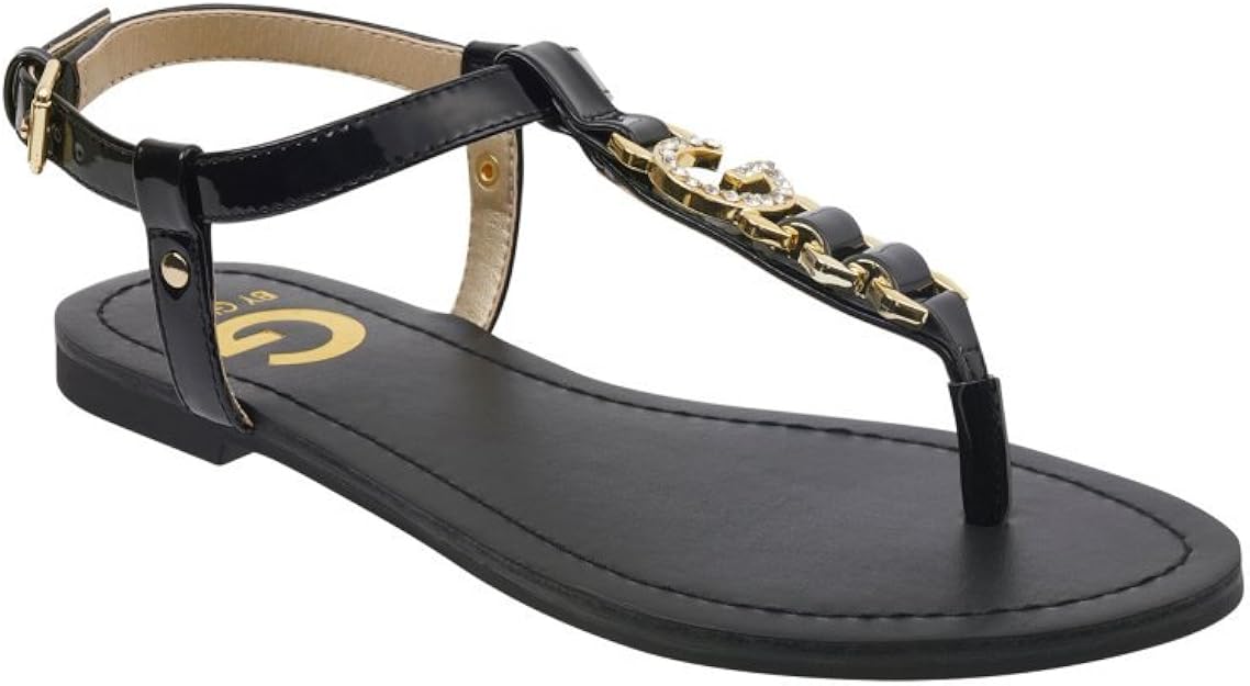 guess logo sandals