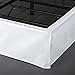 ZINUS SmartBase Bed Skirt, 16 Inch Drop, For Use with SmartBase, Easy On & Off Design, Queen
