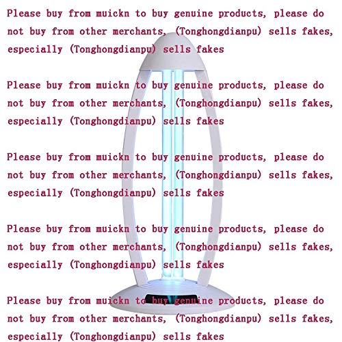 Ultraviolet Germicidal Lamp UV Ozone Ultraviolet Germicidal Sterilization Light Home Disinfection Light Home Improve Home Light 38W (Three-Speed Timer Remote Control Function 220V White)