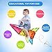 Gifts2U Magnetic Tiles Magnetic Building Blocks for Kids Magnet Toys, Preschool Educational Toys Set Gifts for Kids Toddlers Children Ages 3 Up 72pcs