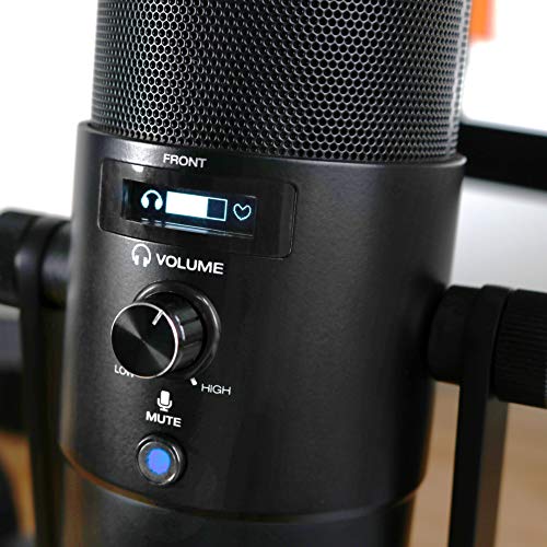 M-Audio Uber Mic | Professional USB Microphone With Switchable Polar Patterns and Integrated Headphone Output