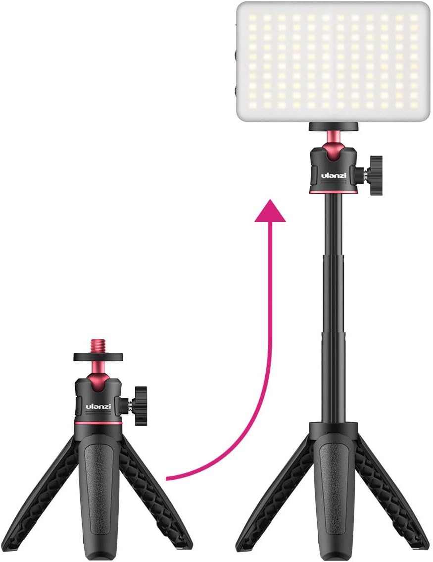 Ulanzi MT-08 Extension Phone Tripod, Mini Selfie Stick Tripod Stand Handle Grip for iPhone 11 Pro Max Samsung OnePlus Google Smartphone Canon G7X Mark III Sony RX100 VII A6400 A6600 Cameras Vlogging: Camera & Photo