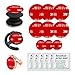 AZXYI Very High Bond Sticky Adhesive, 9 Pack Socket Replacement Kit, 6 PCs Double-Sided Stickers for Socket Base and 3 PCs Pads for Car Magnetic Phone Holder