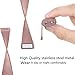 Deyo Compatible Fitbit Versa Bands Women Men,Stainless Steel Milanese Loop Metal Replacement Bracelet Band with Magnetic Closure Accessories Wristbands Compatible Fitbit Versa Smartwatch(Rose Gold S)
