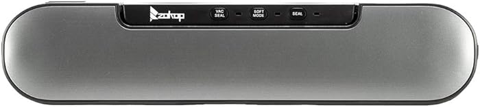 UMEXUS&ensp;Portable Vacuum Sealer Machine Automatic Food Vacuum Air Sealing System for Food Preservation with Magenets and 10 Bags (Silver Gray)