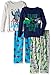 Simple Joys by Carter's Boys and Toddlers' 4-Piece Pajama Set (Cotton Top & Fleece Bottom)