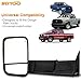 SCITOO Towing Mirrors fit for Dodge for Ram High Perfitmance Exterior Mirrors fit 1998-2002 for Ram 1500 for Ram 2500 for Ram 3500 with Power Controlling Heated Manual Flipping up and Telescoping