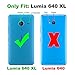 J&D Case Compatible for Lumia 640 XL Case, [Drop Protection] [Slim Cushion] Shock Resistant Protective TPU Slim Case for Lumia 640 XL (5.7'') Bumper Case - [NOT Compatible with Lumia 640 5.0''] - Red