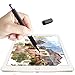 stylus,2 in 1 Fine Point Universal Capacitive Screen Touch Stylus Pen for Apple Ipad Samsung Galaxy Sony LG Huawei Black