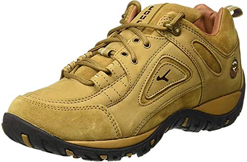 Lakhani Men Camel Leather Boat Shoes 