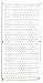 Wall Control Pegboard 32in x 16in White Metal Pegboard Tool Board Panel