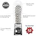 nikkouware Shower Curtain Hooks Stainless Steel Set of 12 - Polished Chrome Rings - Suitable for Shower Curtain Liner - Sturdy Easy Slide on Long Tension or Curved ​​​​​​​Bathroom Shower Rod