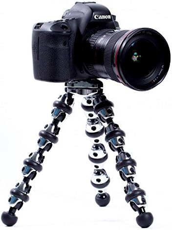 mobilegear Transformer Series Flexible Leg Tripod with Chrome Finish for Mobiles and DSLR Cameras (10 inch)