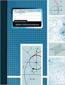 Graph Paper Notebook: Squared Graphing Paper * Blank Quad Ruled * Large (8.5” x 11”) * Softback (Composition Books), by smART bookx Graph Paper Notebook: Squared Graphing Paper * Blank Quad Ruled * Large (8.5” x 11”) * Softback (Composition Books), by smART bookx