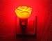 Pack of 2 night lights for kids,Artchros LED Night Light with Plug,Red Rose