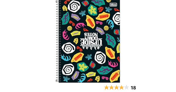 Caderno Universitário 1x1 80 fls C.D. Tilibra - Stranger Things 1 :  Amazon.com.br: Papelaria e Escritório