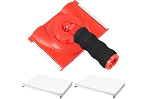 Paint Edger Trimmer with 2 Replaceable Pads, Adjustable, Washable Edge Painting Tool with Rotatable Handle for Wall and Ceili