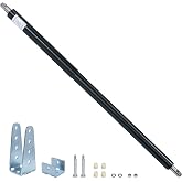 TB200 Hydraulic Outdoor Gate Closer for 50 to 145 lb. Gates on Farms, Ranches, Gardens, Sports Complexes and Home Yards, Black, Opening Pressure 3 to 7 Pounds