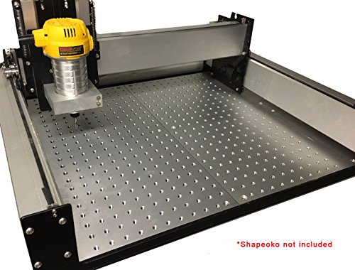 Shapeoko 3 Custom Aluminum Fixture Mounting Table Plate Set