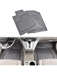 Motor Trend BB210 B3 Black Performance Plus Alfombrilla de goma para coche y forro de carga, gris