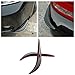 Femitu Universal Stick-on Car Rear Bumper Anti-rub Edge Lip Anticollision Protector Protection Guard