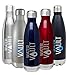 WaterVault Insulated Water Bottle - Stainless Steel Vacuum Thermos Bottles - Cold 24 Hours, Hot 12 Hours - Double Wall Copper Plated