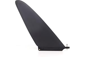 FGM Final Game Master 11" SUP Single Center Fin for Flat Water Paddling and Racing - Toolless Screw Replacement Universal Fins for Surfboard, Paddleboards and Longboards