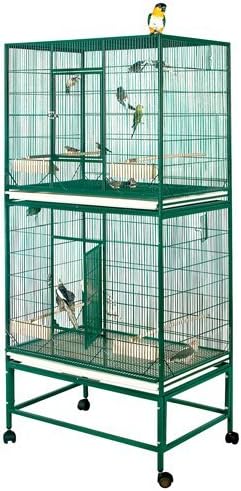 double flight bird cage