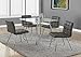 Monarch Specialties , Dining Table Chrome Metal Tempered 40