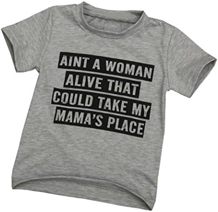 Aint A Women - Shirt for Kids Little Girls Boys Summer T-Shirts Top Outfits Size 1-4T